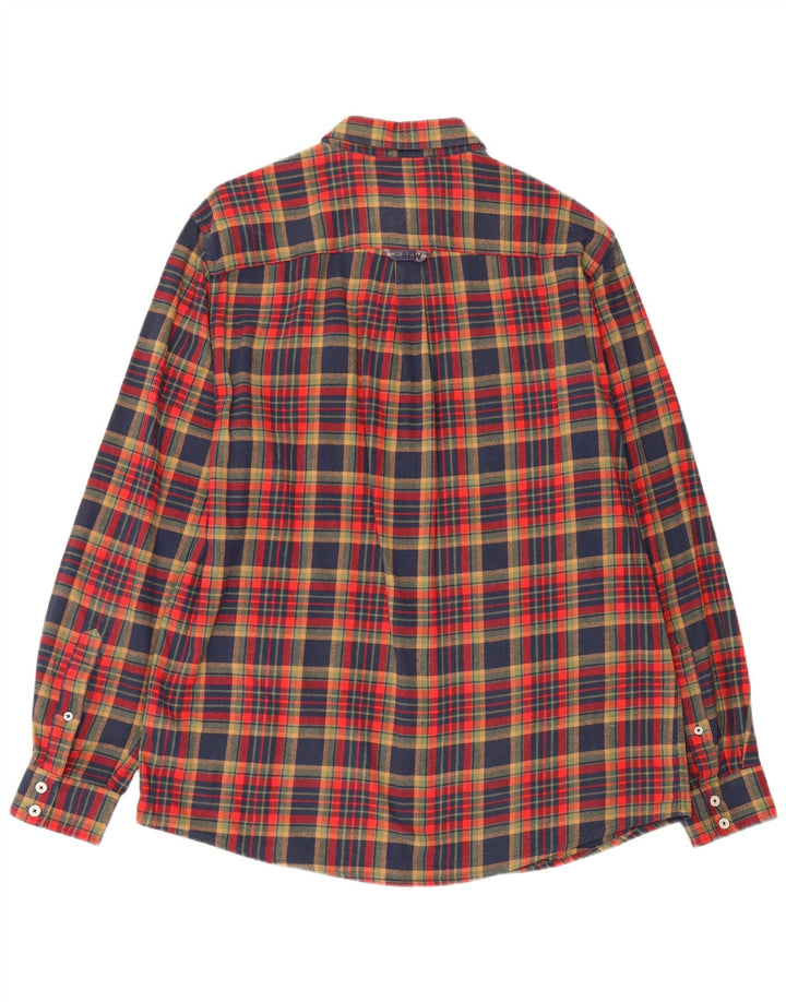 Crew Clothing Ανδρικό πουκάμισο Classic Fit Flannel Μεγάλο πολύχρωμο καρό