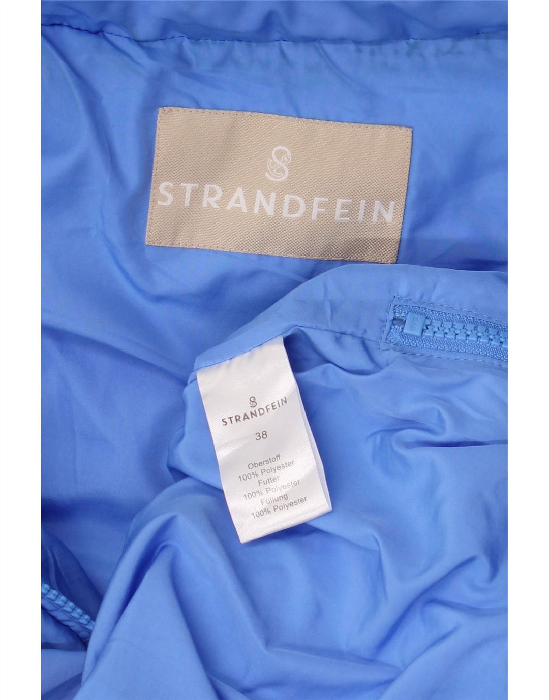 Strandfein Γυναικείο Αμάνικο μπουφάν με κουκούλα EU 38 Medium Blue