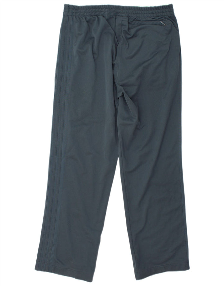 ADIDAS Mens Tracksuit Trousers Large  Blue Polyester