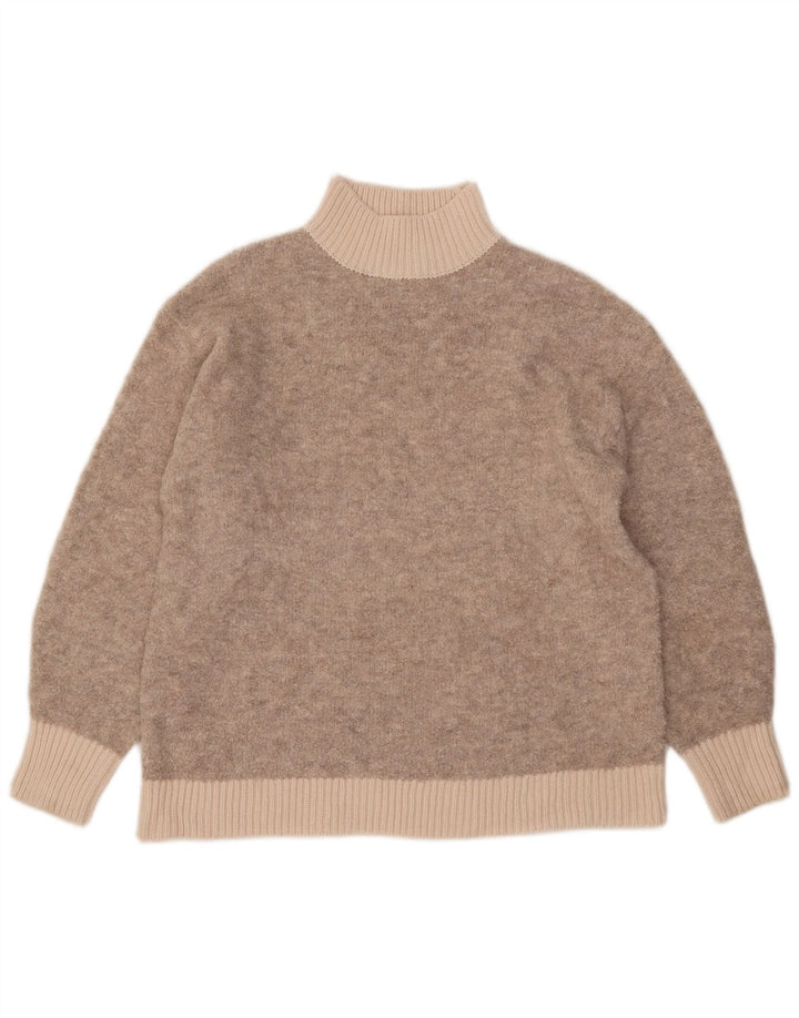 Marks & Spencer Γυναικείο πουλόβερ με λαιμό χελώνα UK 14 Medium Beige