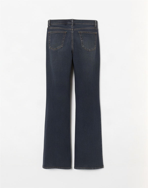 Marks & Spencer Γυναικεία Bootcut Jeans UK 16 Large W34 L31 Blue Cotton