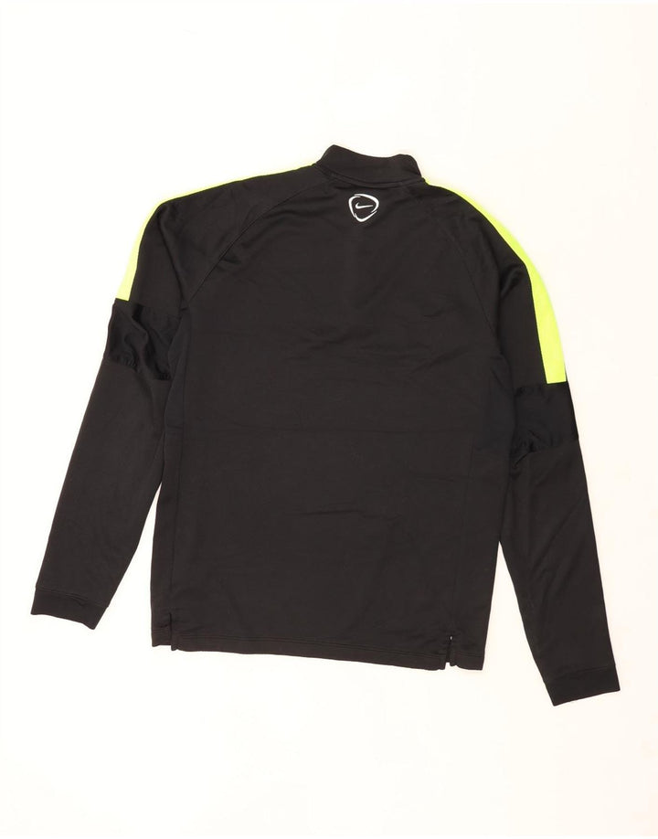 Ανδρική φόρμα Nike Dri Fit με φερμουάρ πουλόβερ στο επάνω μέρος, μεσαίο μαύρο χρώμα