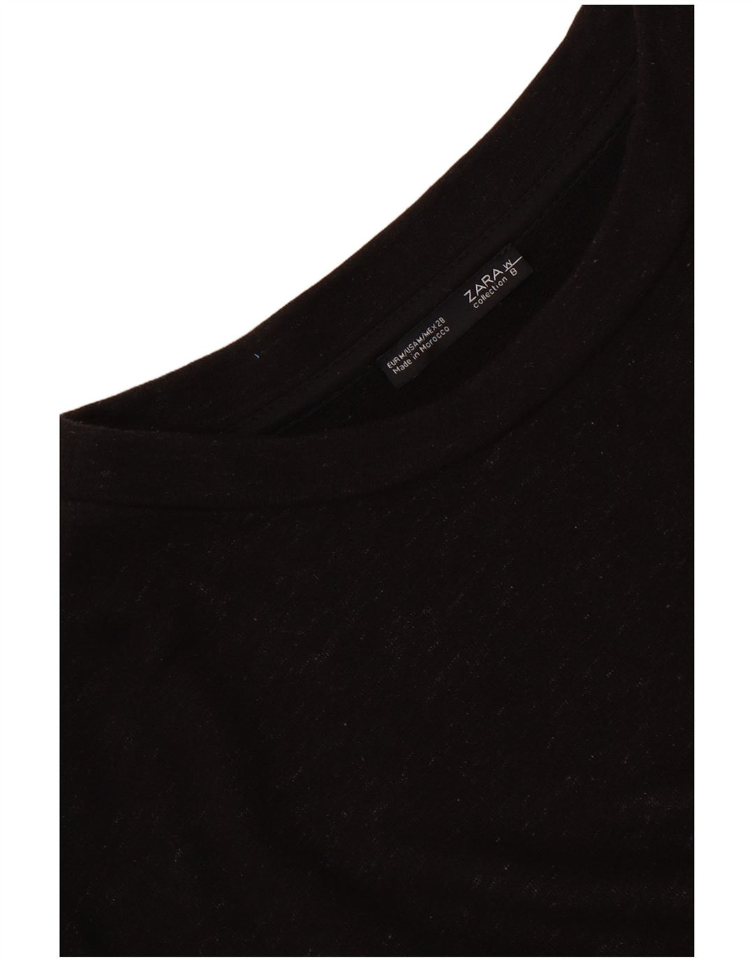 Zara γυναικείο τοπ μακρυμάνικο UK 14 Medium Black Flecked