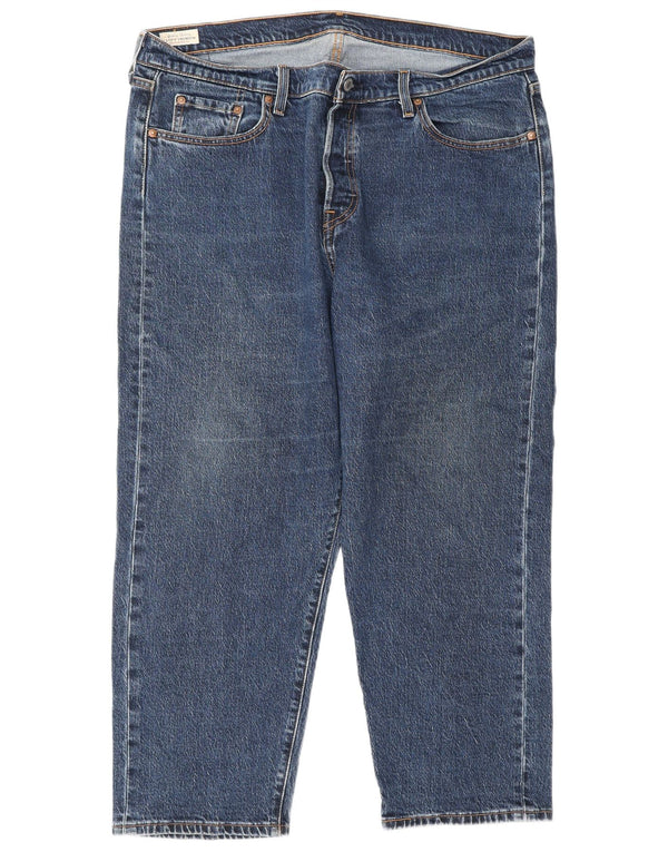 Levi's Womens 501 Straight Jeans US 16 2XL W40 L26 Blue Cotton