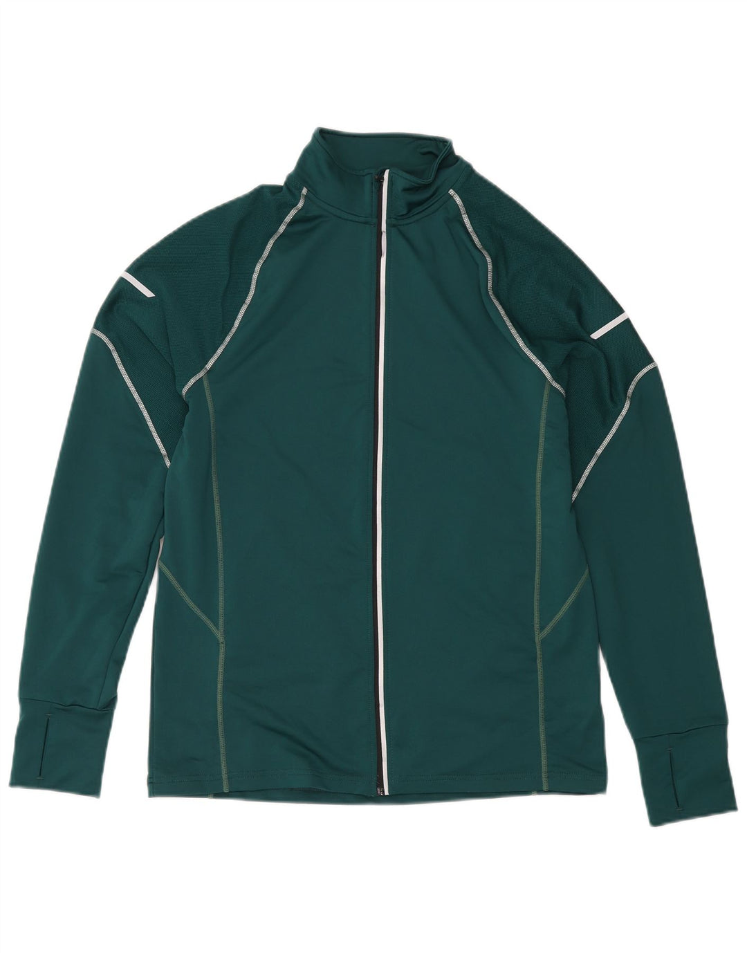 Mountain Warehouse Ανδρική φόρμα IsoCool Top Jacket Μεσαίο πράσινο πολυεστέρα