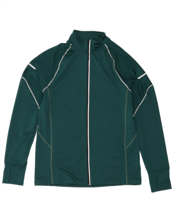 Mountain Warehouse Ανδρική φόρμα IsoCool Top Jacket Μεσαίο πράσινο πολυεστέρα
