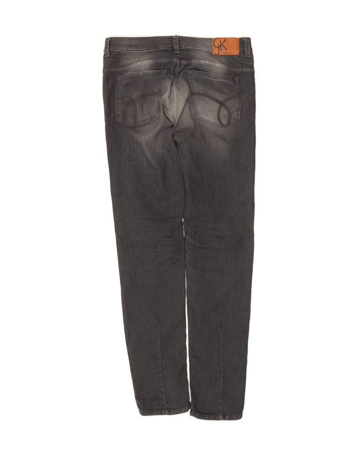CALVIN KLEIN Womens Slim Jeans W33 L33 Grey Cotton Vintage Calvin Klein and Second-Hand Calvin Klein from Messina Hembry 