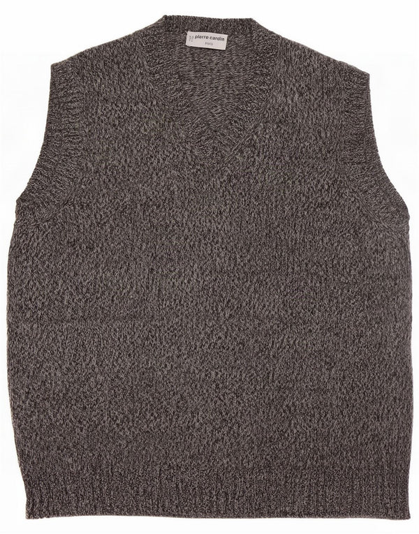Pierre Cardin ανδρικό γιλέκο Tank Top Small Grey Flecked Cashmere