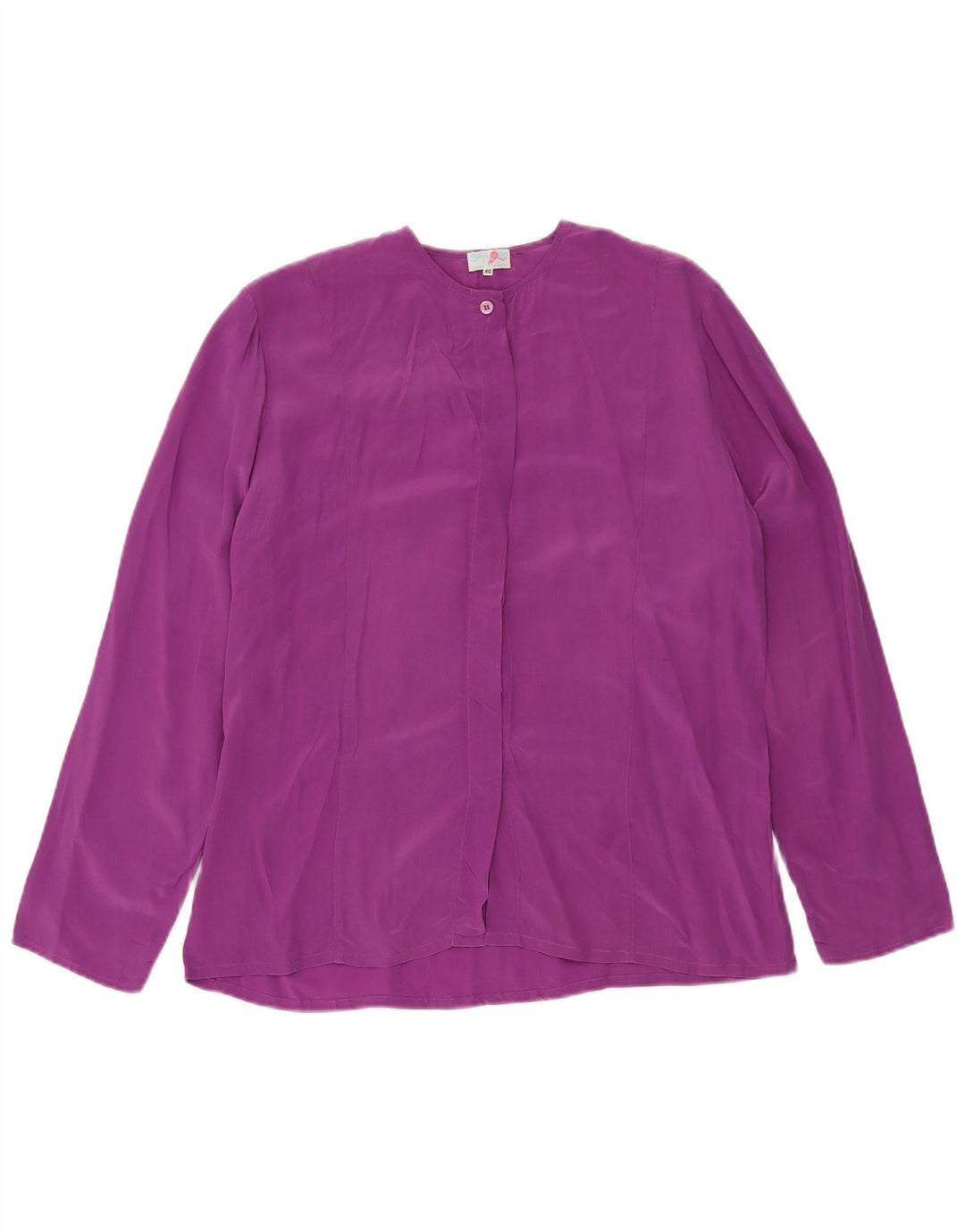 BALLOON Γυναικείο πουκάμισο Oversized Μπλούζα IT 40 Small Purple Silk