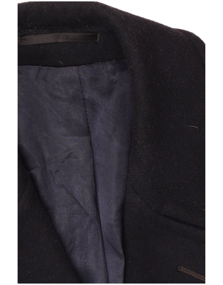 Vintage Ανδρικό Διπλό Παλτό UK 40 Large Navy Blue