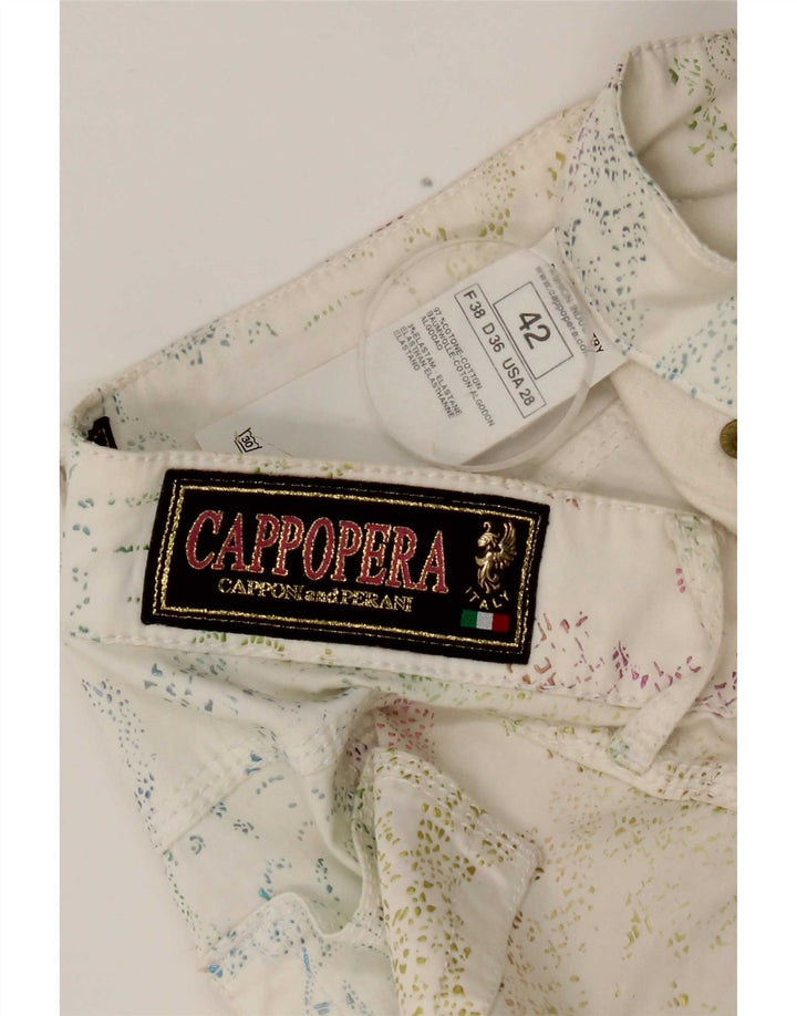 Γυναικείο Casual Παντελόνι Cappopera IT 42 Medium W26 L29 Off White