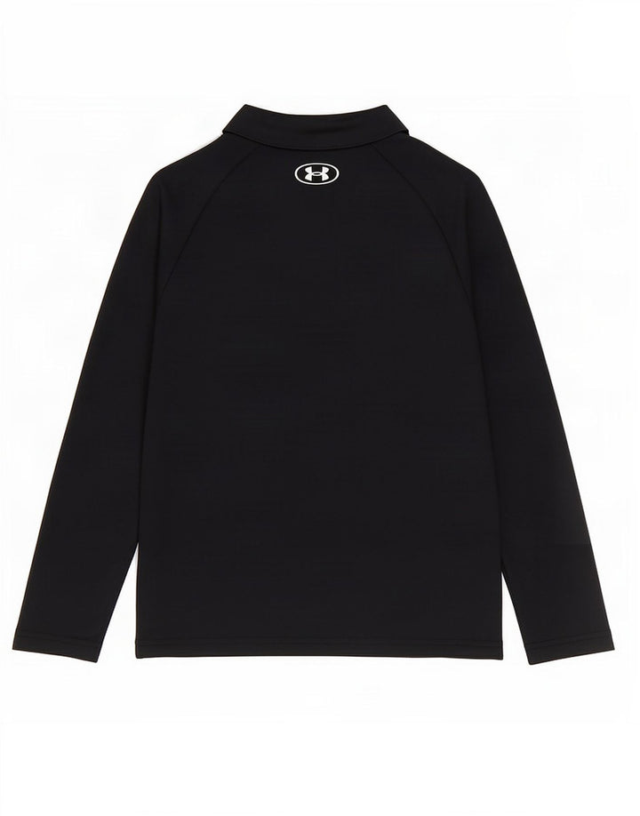 Under Armour Boys φορμάκι πουλόβερ με φερμουάρ 6-7 ετών XS μαύρο