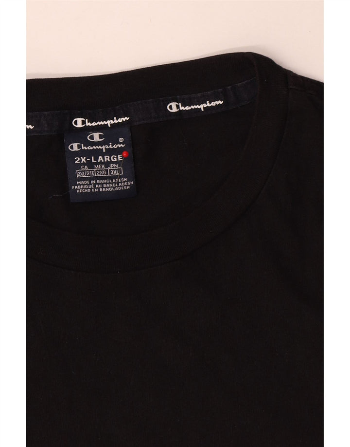 Ανδρικό T-Shirt Champion Top 2XL Μαύρο