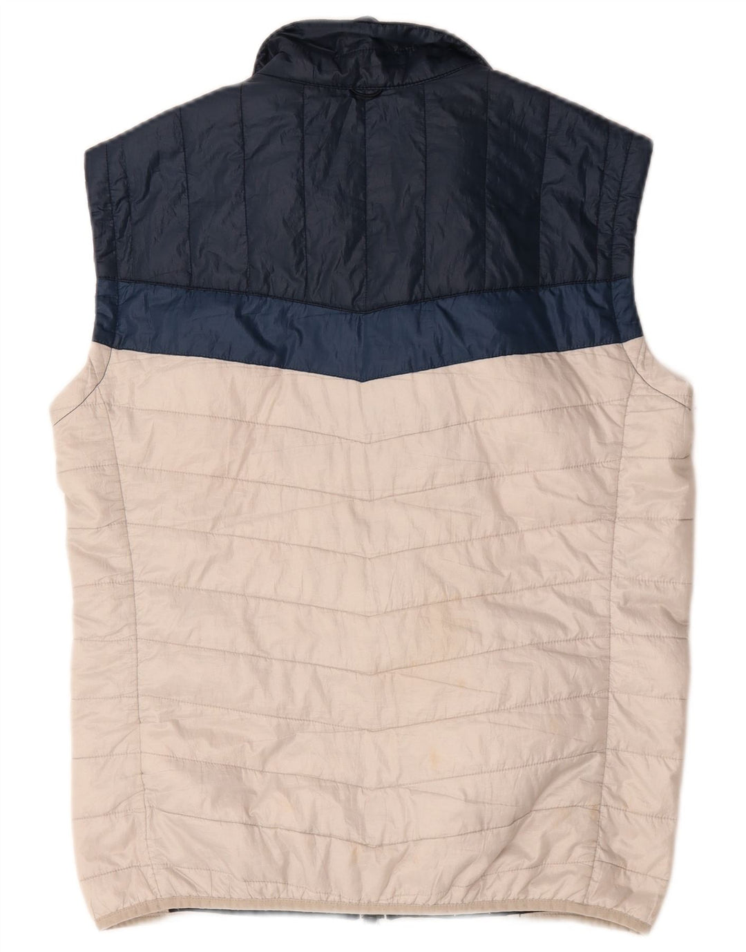 Timberland Ανδρικό padded Gilet UK 38 Medium White Colorblock Πολυεστέρας
