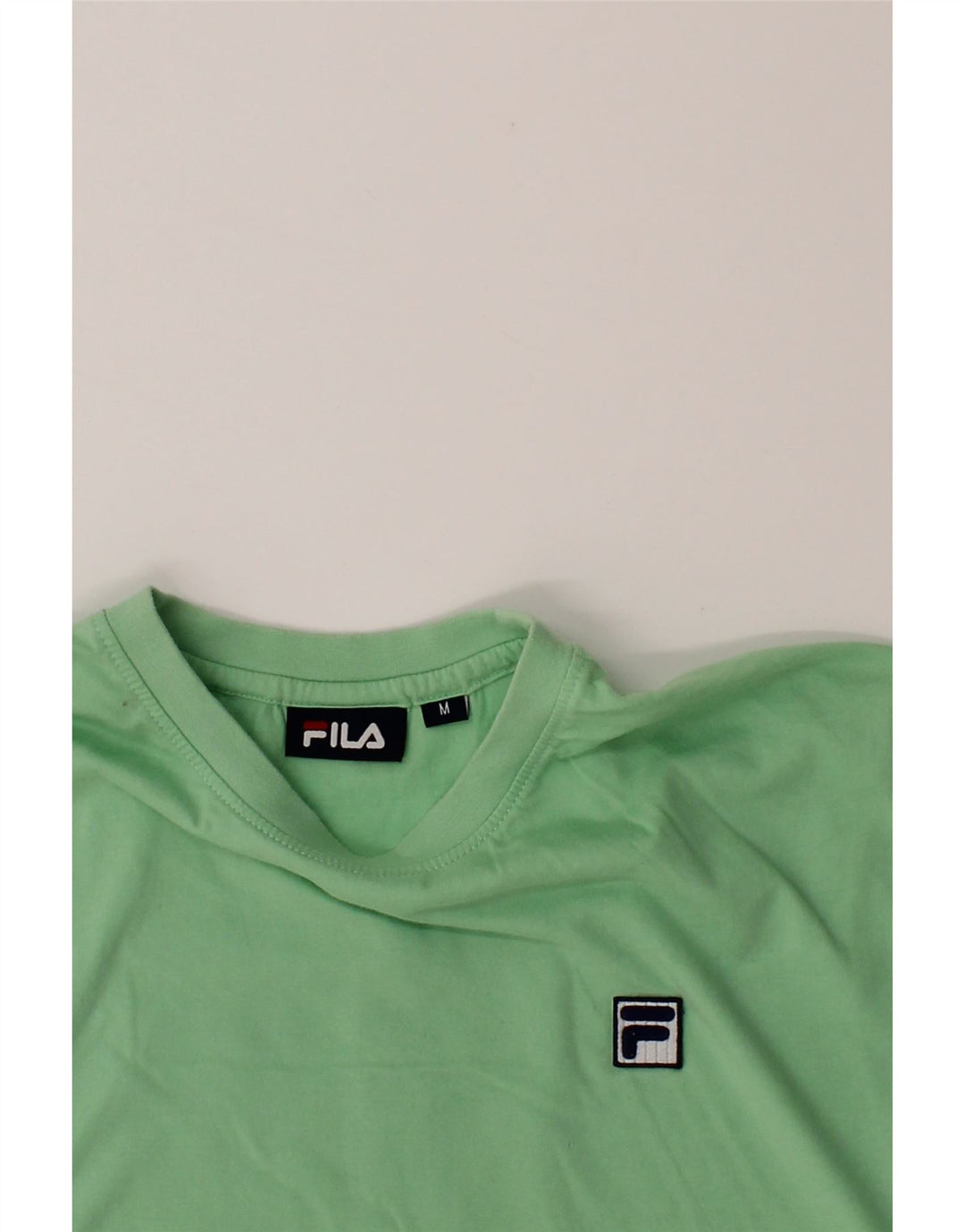 FILA Mens Graphic T-Shirt Top Medium Green Cotton Vintage Fila and Second-Hand Fila from Messina Hembry 