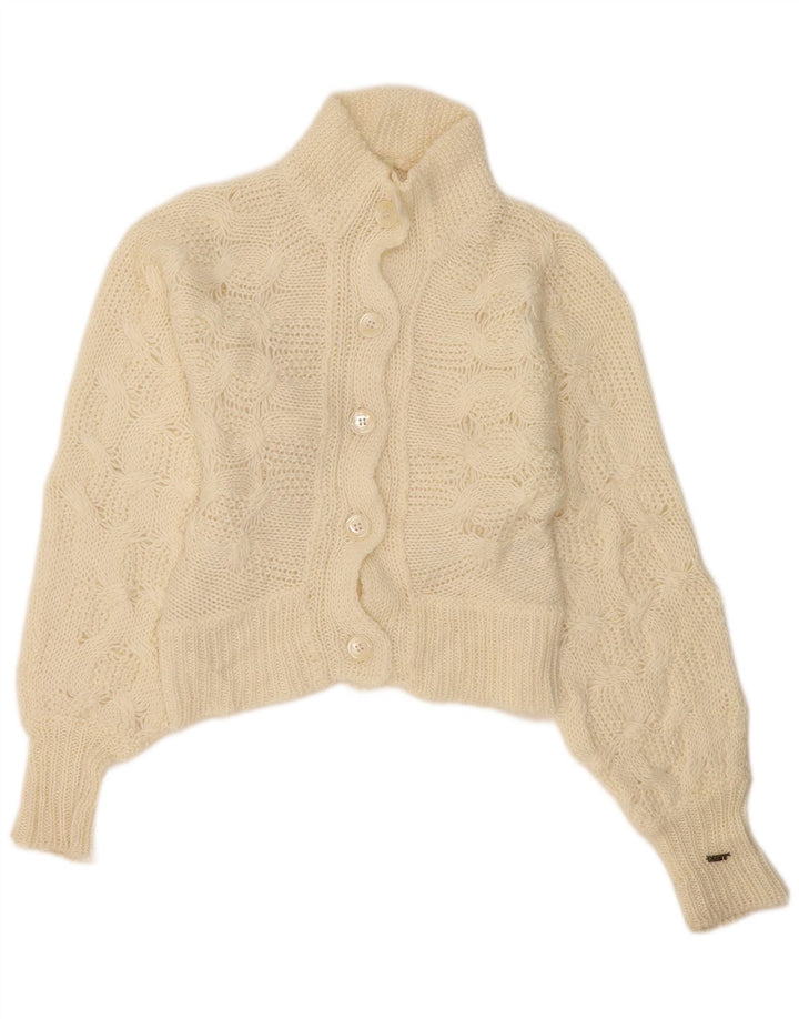 MET Γυναικείο πουλόβερ UK 12 Medium Beige Mohair