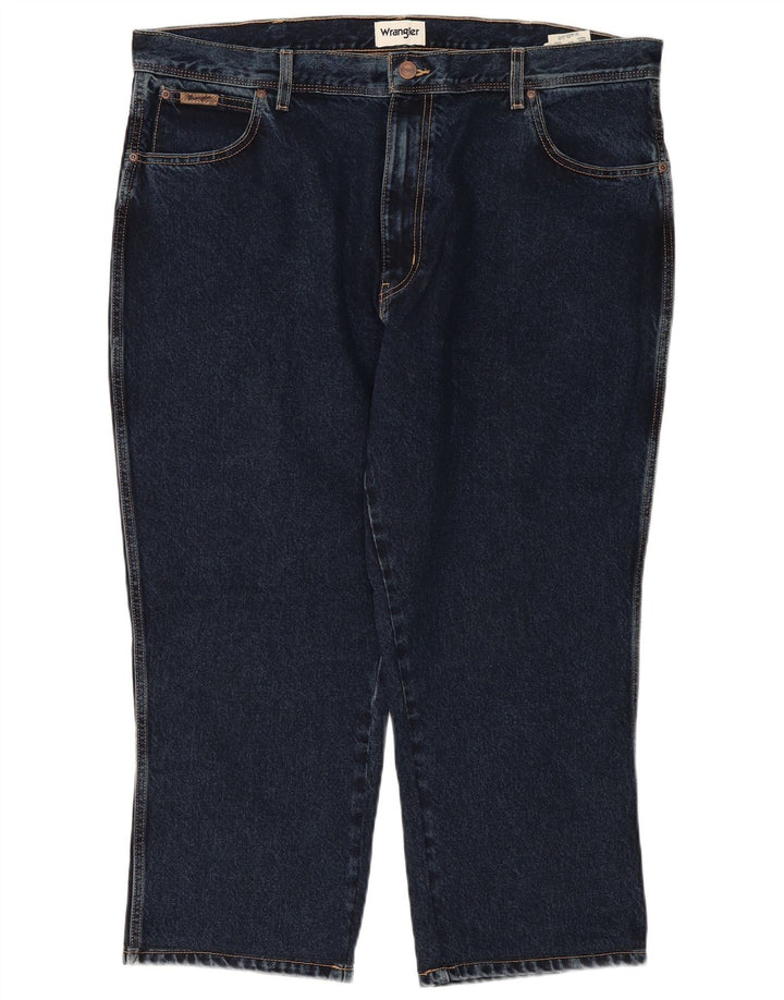 WRANGLER Ανδρικό Texas Capri Straight Jeans W42 L24 Navy Blue Cotton