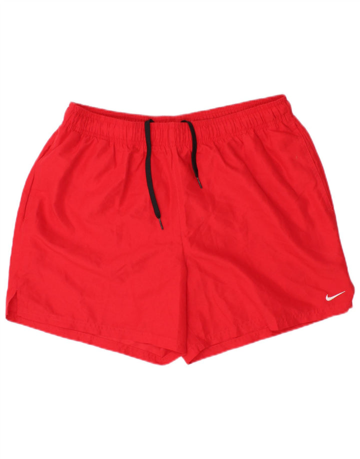 Ανδρικό αθλητικό σορτς NIKE μεγάλο κόκκινο πολυεστέρα