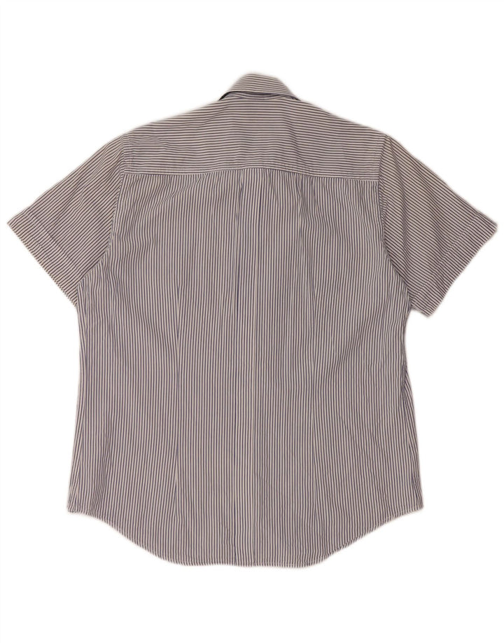 SERGIO TACCHINI Ανδρικό κοντομάνικο πουκάμισο Βαμβακερό μεσαίο μπλε ναυτικό