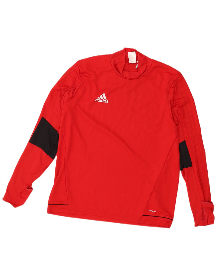 Adidas Ανδρικό Climacool Τοπ μακρυμάνικο μεγάλο κόκκινο χρώμα πολυεστέρας