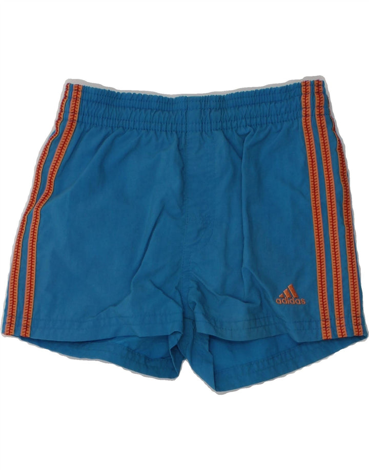 ADIDAS Baby Boys Sport Shorts 9-12 Months Blue Polyester | Vintage Adidas | Thrift | Second-Hand Adidas | Used Clothing | Messina Hembry 