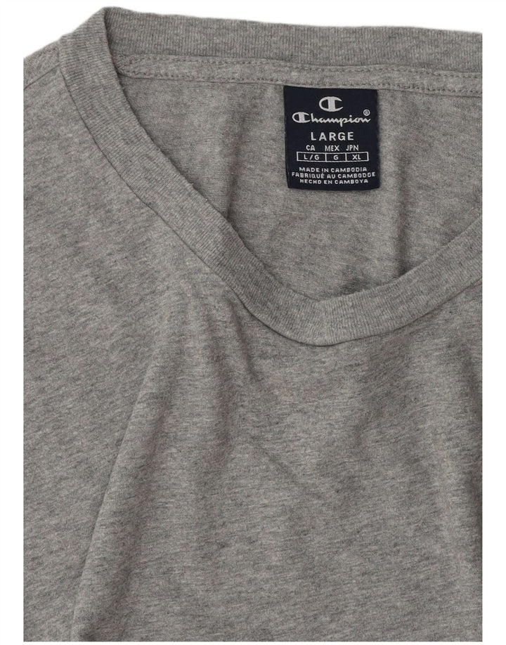Ανδρικό T-Shirt Champion Top Large Grey Flecked