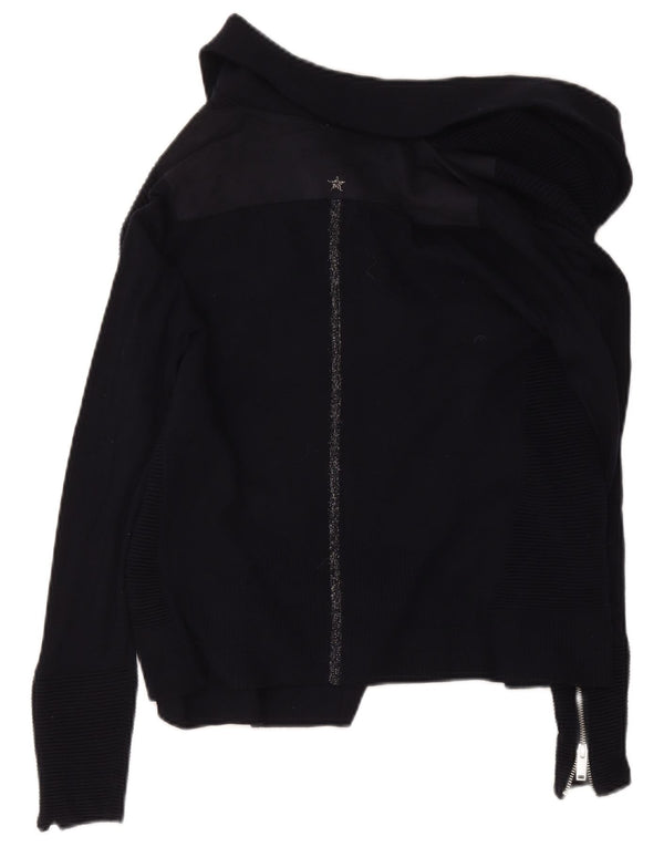 Γυναικείο πουλόβερ MINT VELVET oversized ζακέτα UK 10 Small Navy Blue Viscose
