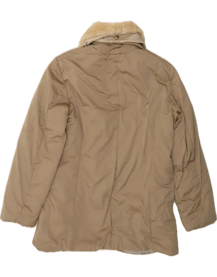 TRUSSARDI Womens Padded Jacket IT 44 Medium Beige Vintage Trussardi and Second-Hand Trussardi from Messina Hembry 