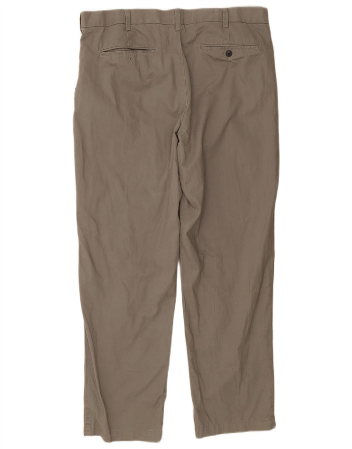Marks & Spencer Ανδρικό παντελόνι Chino με κανονική εφαρμογή W36 L30 Γκρι