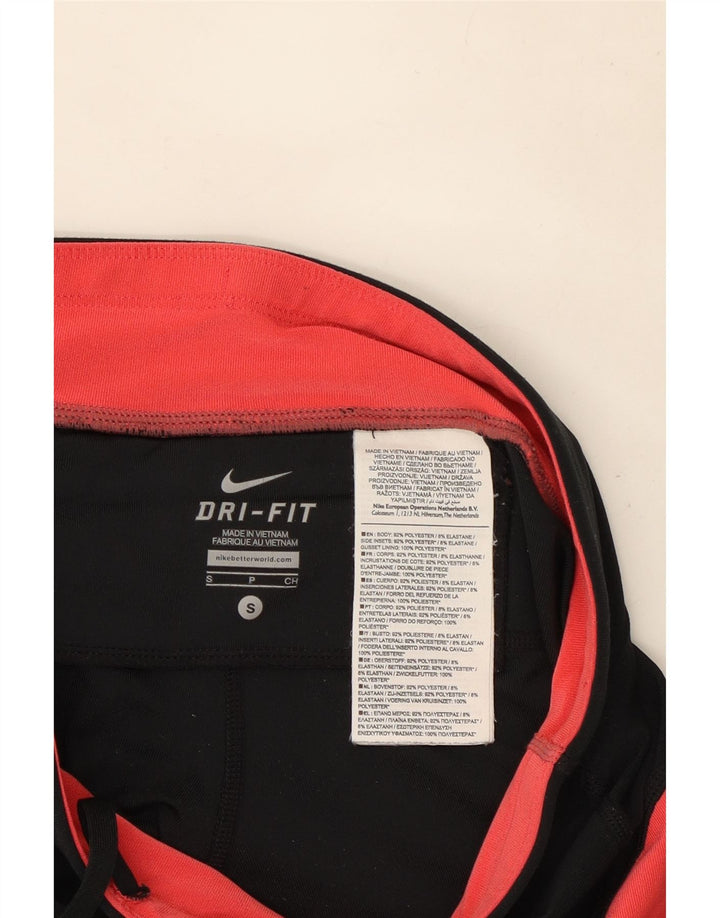 Γυναικεία κολάν Nike Dri Fit UK 8 Small Black Colourblock Polyester