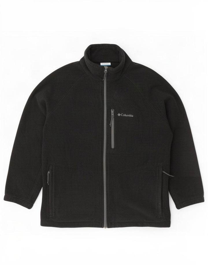 Columbia Ανδρικό Fleece Jacket UK 40 Large Black Polyester
