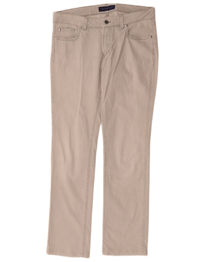 Trussardi Γυναικείο Slim Jeans W30 L30 Γκρι βαμβακερό