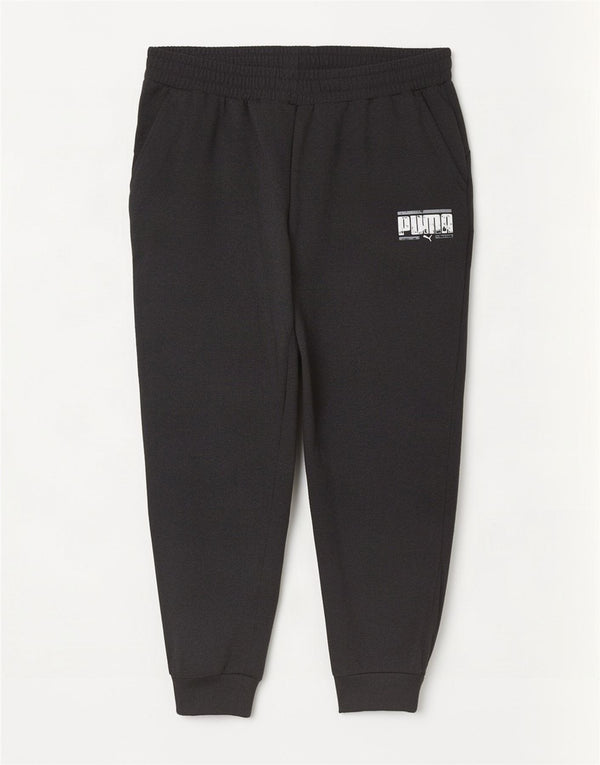 Ανδρική αθλητική φόρμα Puma Graphic Παντελόνι Joggers XL Γκρι βαμβακερό