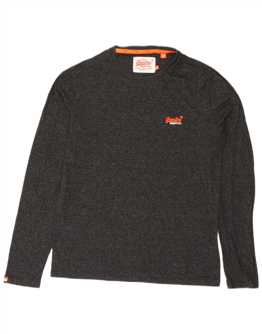 Ανδρικό μπλουζάκι Superdry, μακρυμάνικο XL, βαμβακερό γκρι