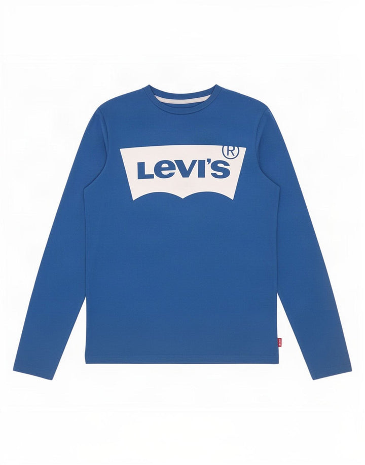 Levi's Boys Graphic Top Μακρυμάνικο 13-14 ετών Μπλε Βαμβακερό