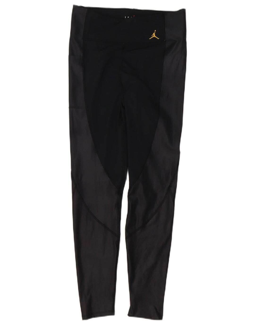 Jordan Γυναικεία κολάν UK 12 Medium Black Colourblock Πολυεστέρας