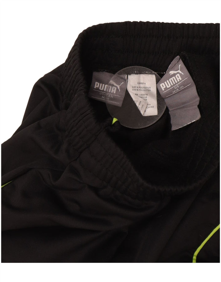 Παντελόνι αθλητικής φόρμας για αγόρια PUMA 8-9 ετών Μεσαίο μαύρο πολυεστέρα