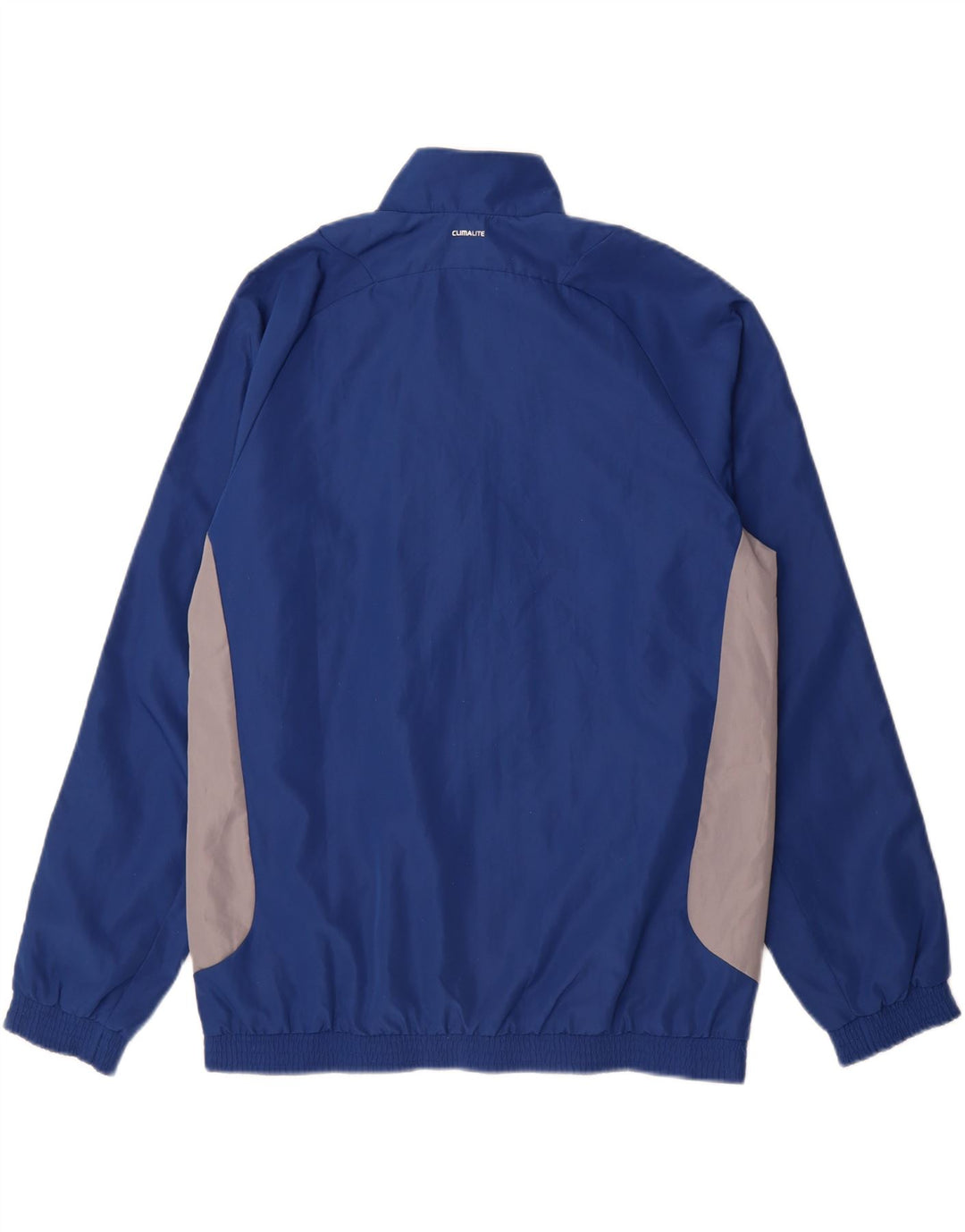 ADIDAS Mens Climalite Tracksuit Top Jacket UK 40/42 Medium Blue Vintage Adidas and Second-Hand Adidas from Messina Hembry 