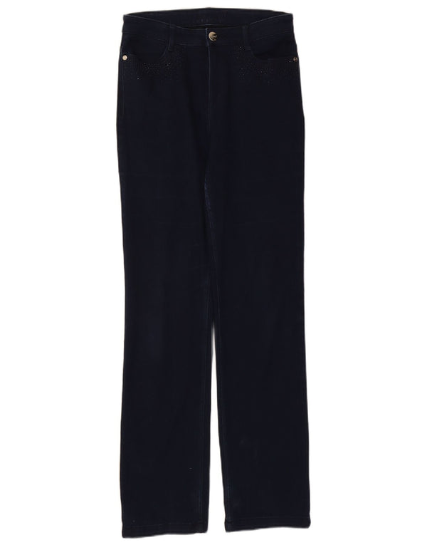 Marks & Spencer Γυναικεία ίσια τζιν UK 10 Small W27 L30 Navy Blue