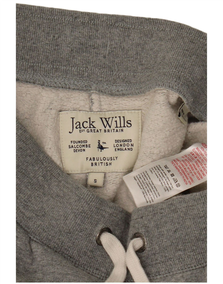 Ανδρικό αθλητικό σορτς Jack Wills από βαμβακερό μικρό γκρι φλύκταινα