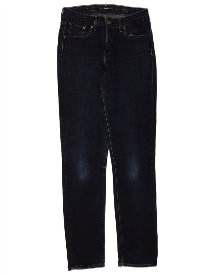 Γυναικείο Slim Jeans Levi's W28 L32 Navy Blue Cotton