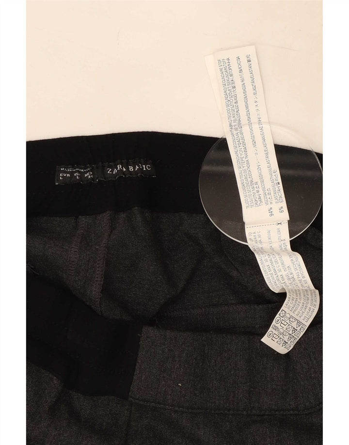 Zara Γυναικείο σορτς casual μεγάλο W30 γκρι βισκόζη