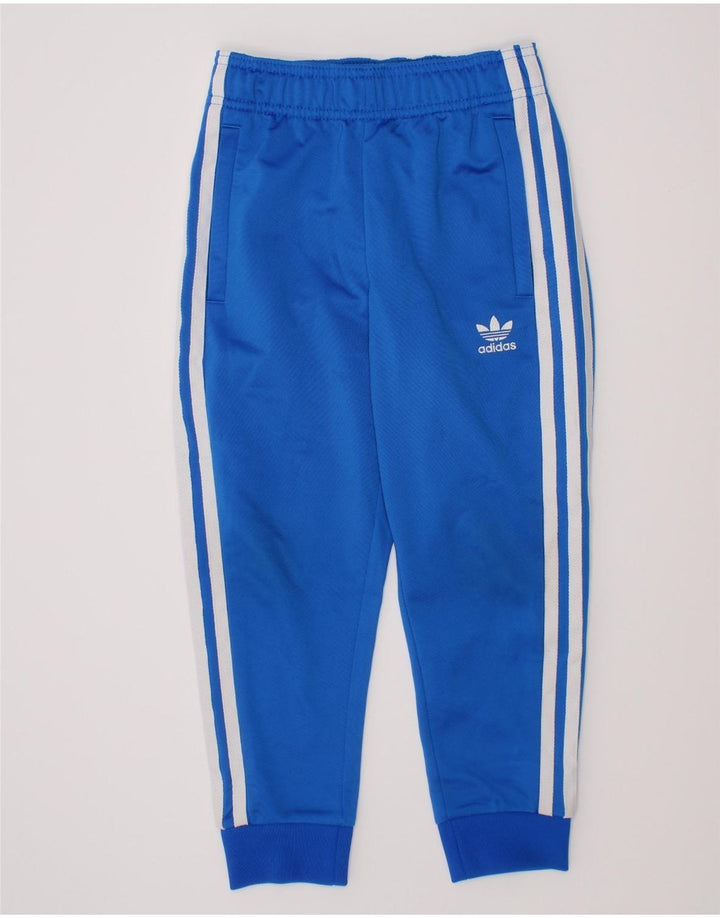 Παντελόνι αθλητικής φόρμας Adidas Boys Joggers 5-6 Years Blue Polyester
