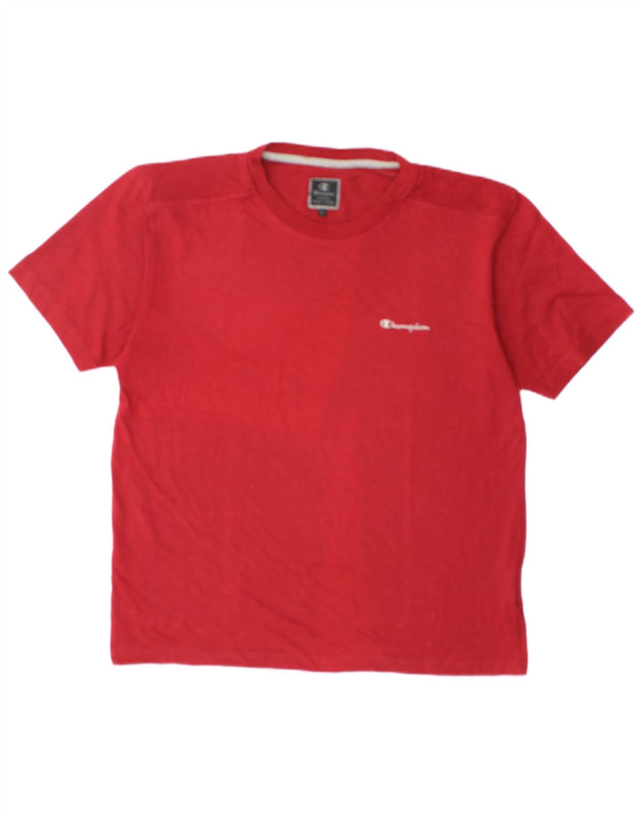 Ανδρικό T-Shirt Champion Top μεγάλο κόκκινο βαμβακερό