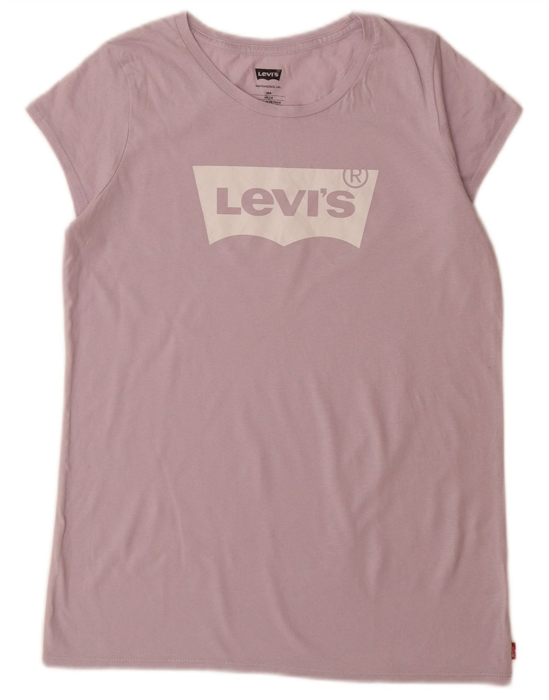 LEVI'S Girls Graphic T-Shirt Top 15-16 Years Purple