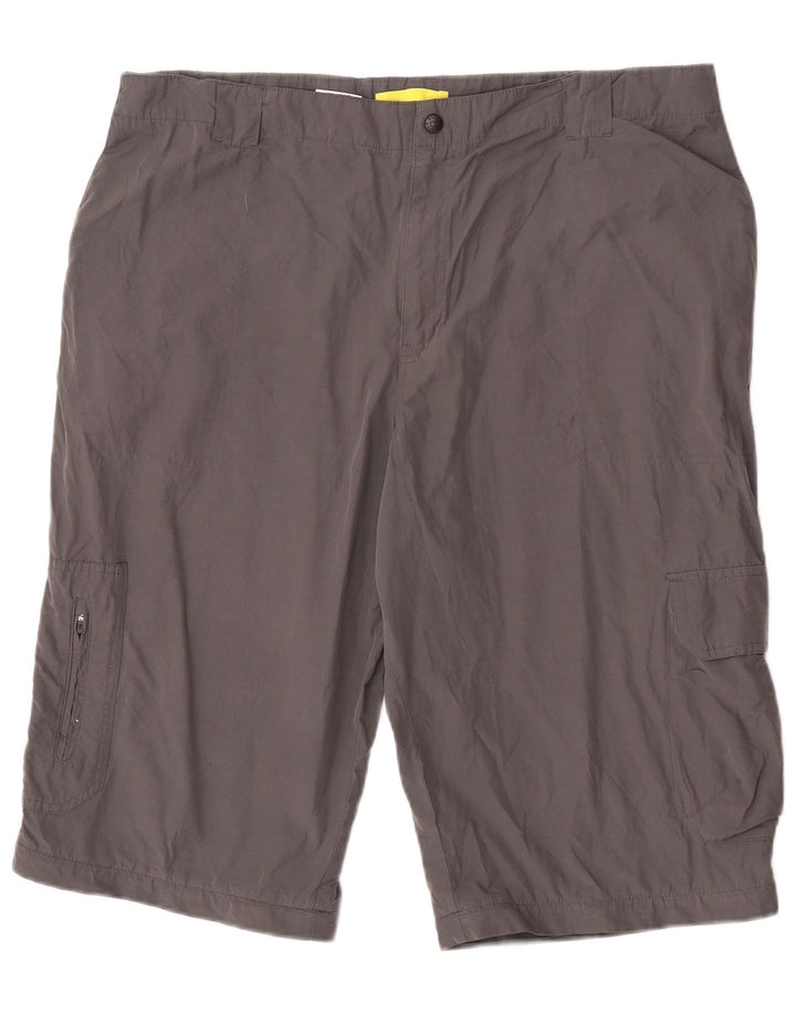 Marks & Spencer Ανδρικό Σορτς Μπλε Harbour Cargo W40 XL Γκρι Πολυαμίδιο