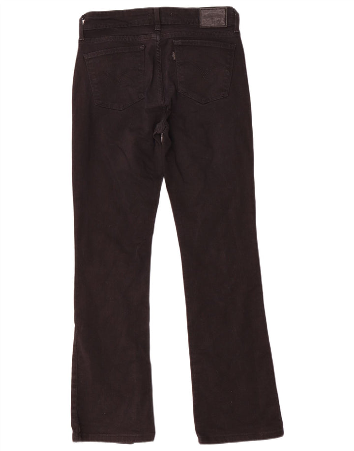Levi's Womens 715 Bootcut Jeans W27 L28 Μαύρο