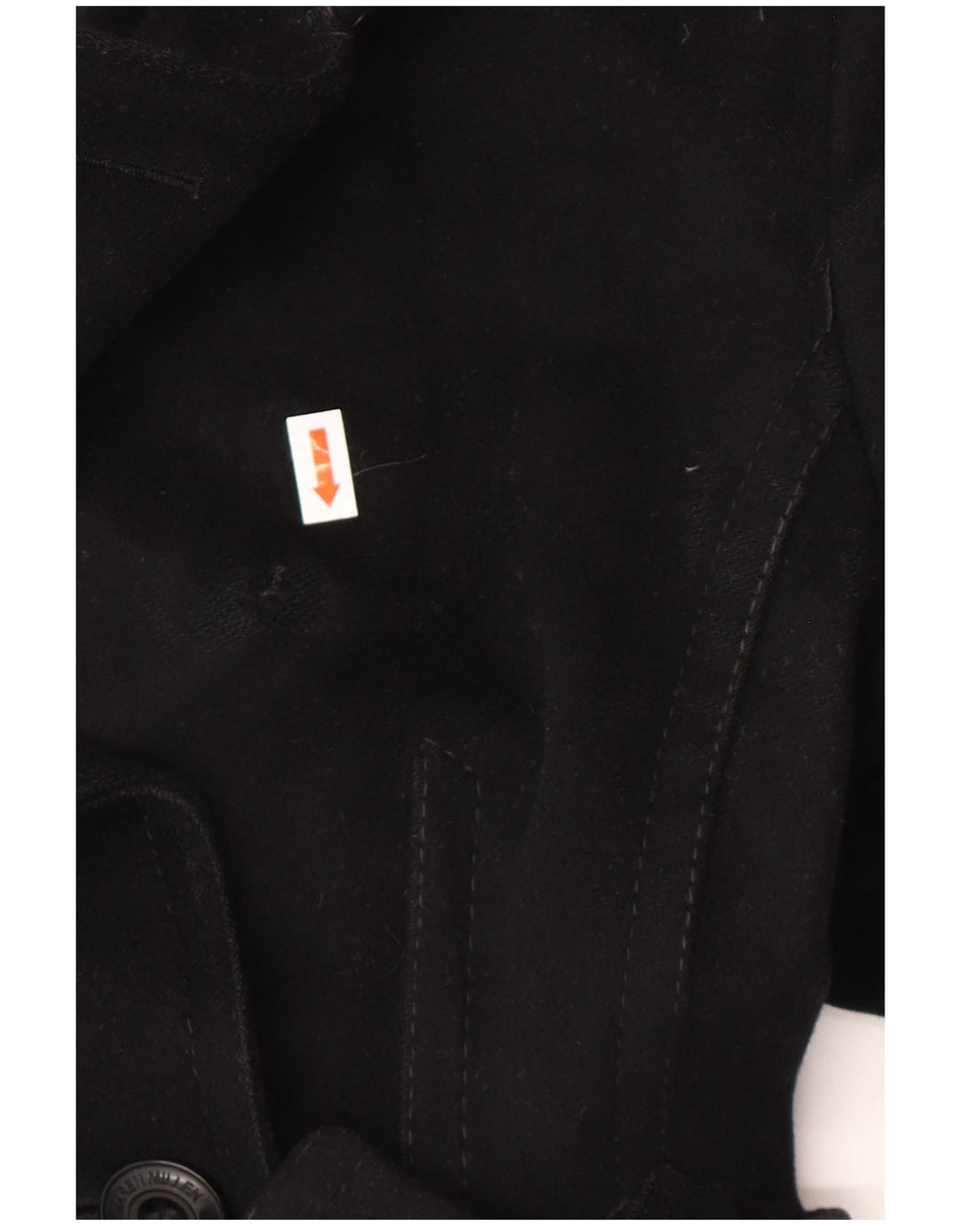 KAREN MILLEN Γυναικεία καμπαρντίνα UK 8 Small Black Wool
