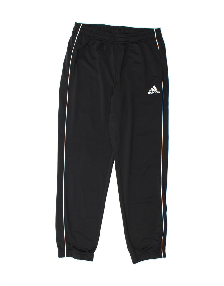 ADIDAS Mens Tracksuit Trousers Joggers Large  Black Polyester Vintage Adidas and Second-Hand Adidas from Messina Hembry 
