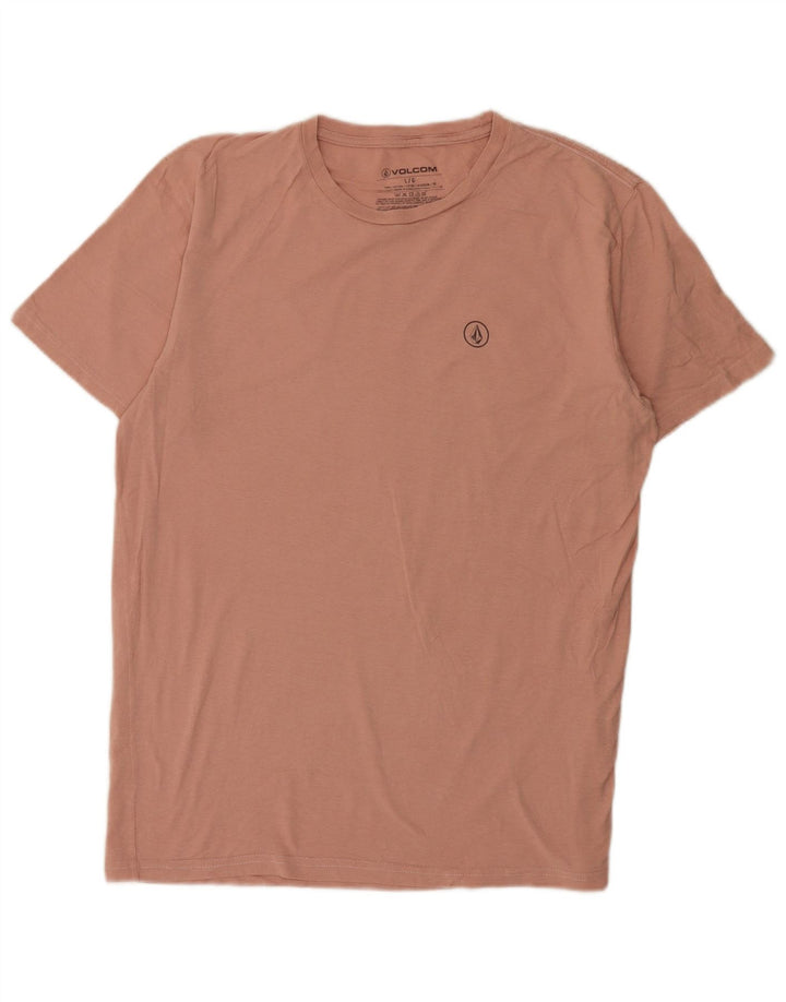 Ανδρικό T-Shirt Volcom Top μεγάλο ροζ βαμβακερό